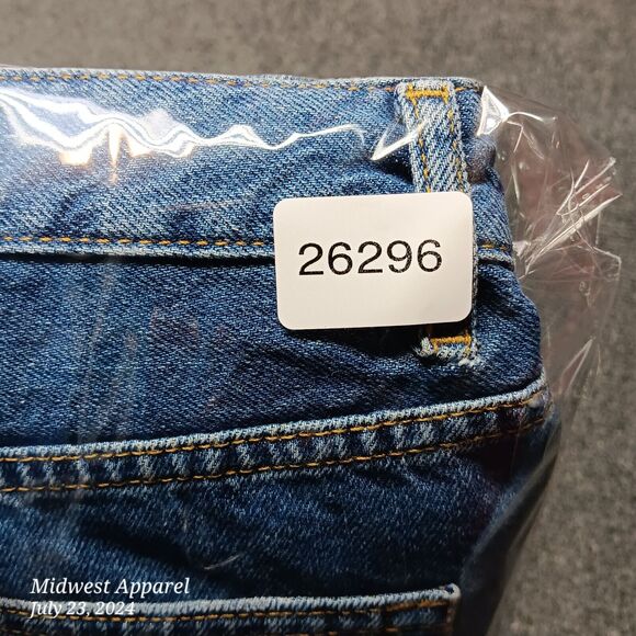 BDG‎ Urban Outfitters Jeans Women 31 Blue Mom High Rise Destroyed Distressed - Picture 11 of 11
